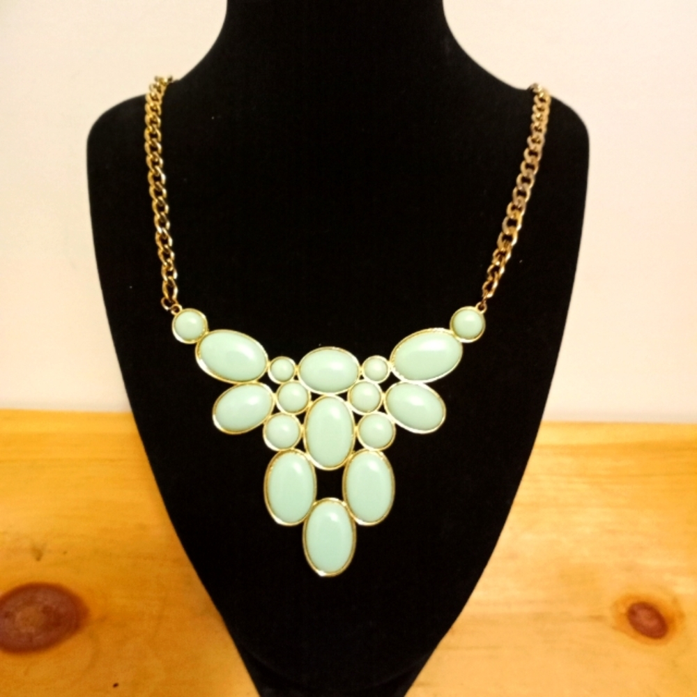 Vintage Turquoise Statement Necklace
